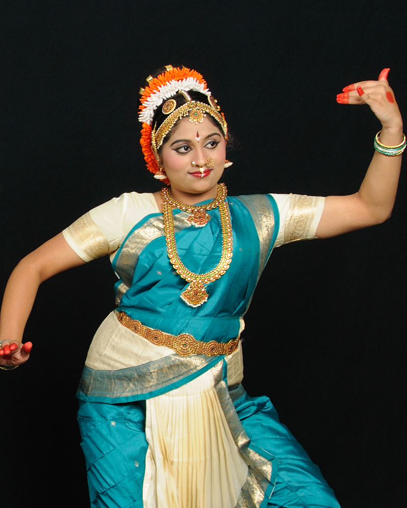 Rangapravesam ceremony portrait — Keerthana & Jaisheela Setty