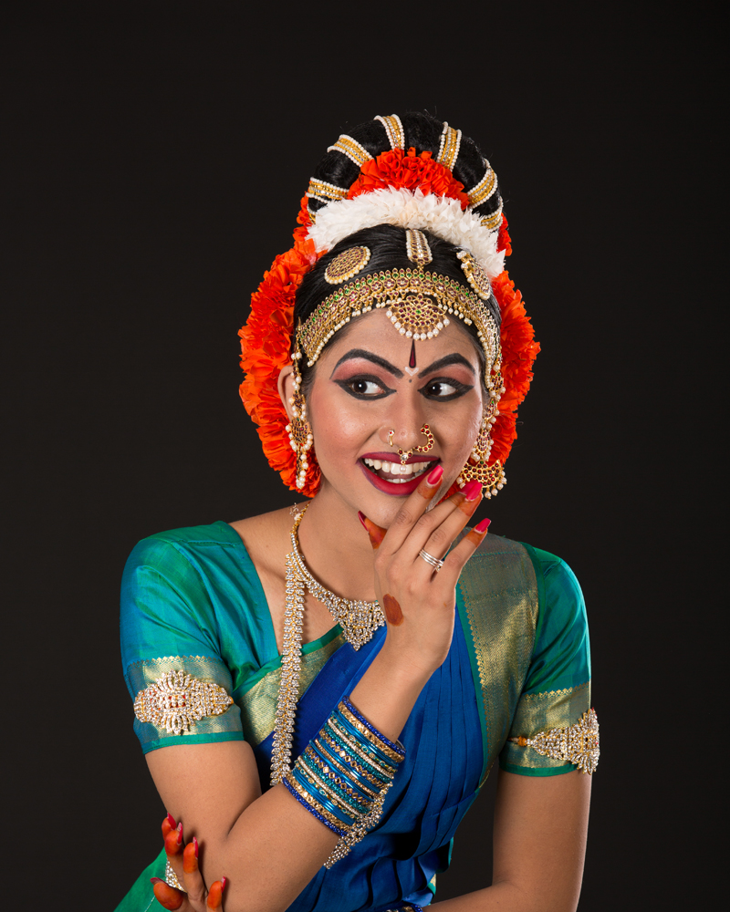 Rangapravesam ceremony portrait — Rithika Mechineni
