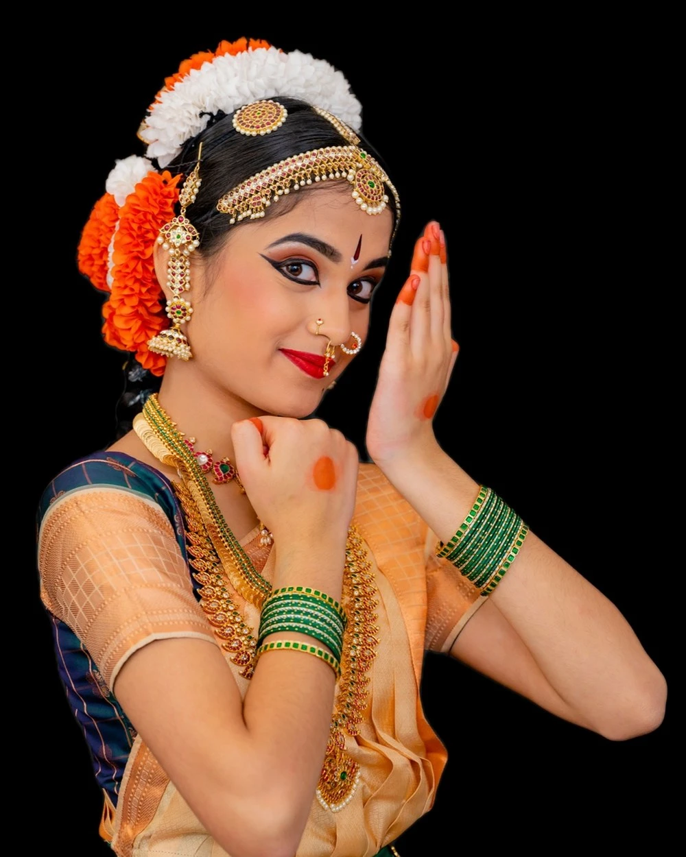 Rangapravesam ceremony portrait — Samruddhi Dasari