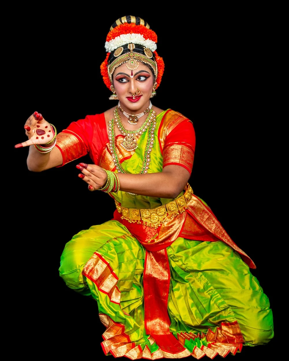 Rangapravesam ceremony portrait — Sreeja Vallabhaneni